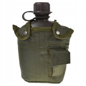 Manierka wojskowa US z pokrowcem Mil-Tec 1l OLIVE