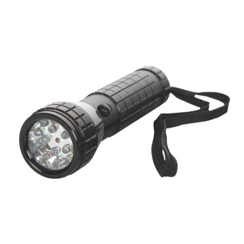 Latarka 15 LED z laserem