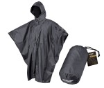 Poncho Ripstop Czarne
