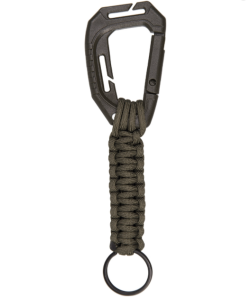 Breloczek Do Kluczy Paracord Z Karabinkiem MOLLE Oliwkowy